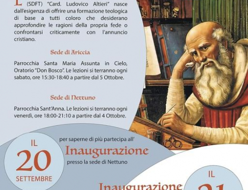 Scuola di Teologia – Anno Accademico 2024/2025