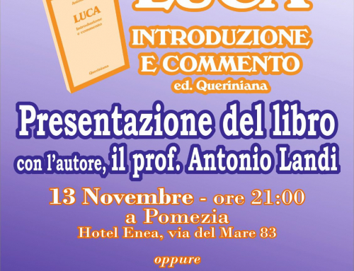 Incontro di presentazione del libro “Luca – Introduzione e Commento”